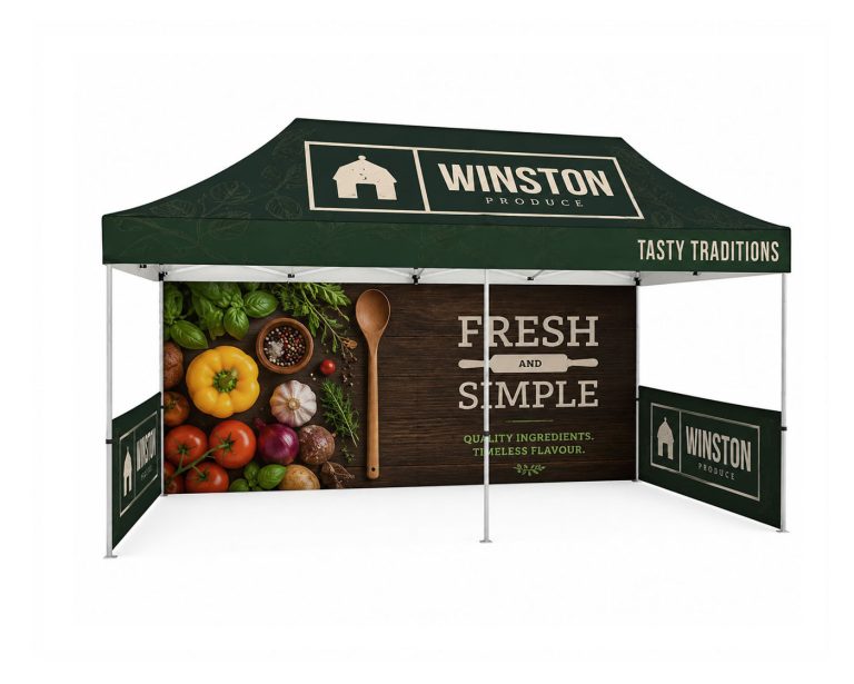 6 X 3 printed gazebo
