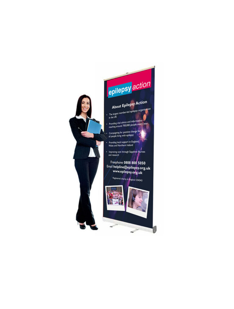 lightweight roller banner stand