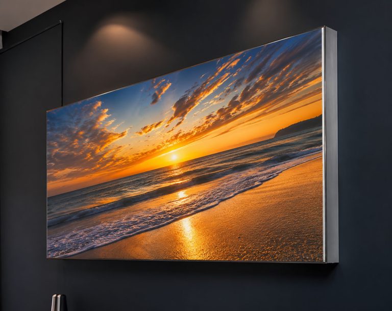 wall mount tension fabric lightbox