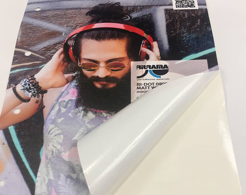 White Easy Apply Removable Vinyl